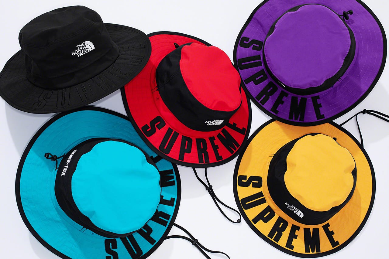 supreme x the north face bucket hat