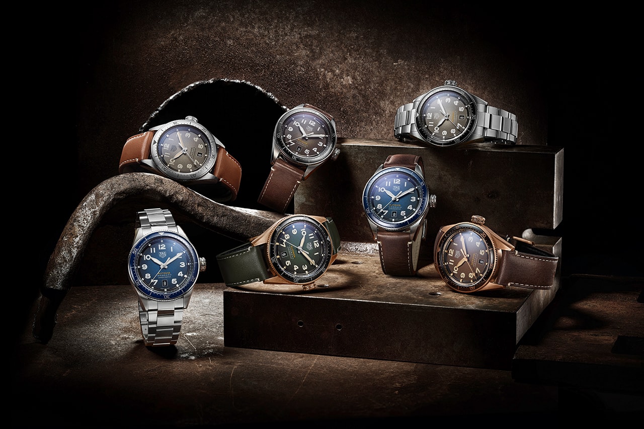 TAG Heuer 2019 Men's Autavia Watch Collection lineup baselworld isograph 