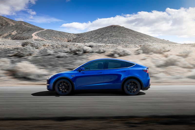 Tesla Elon Musk Model Y Unveiling 