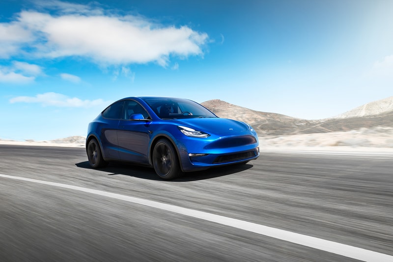Tesla Elon Musk Model Y Unveiling 