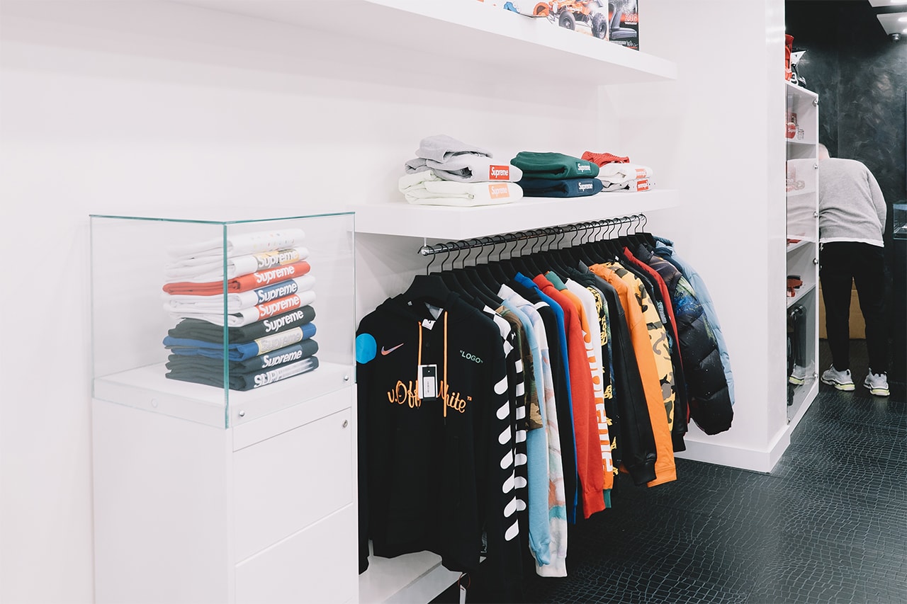 The Collection Supreme Louis Vuitton Consignment Store Info Resell High-end Fashion Clothing The North Face Rare Exclusive Items London Soho Brewer Street Virgil Abloh Collab Collaborations