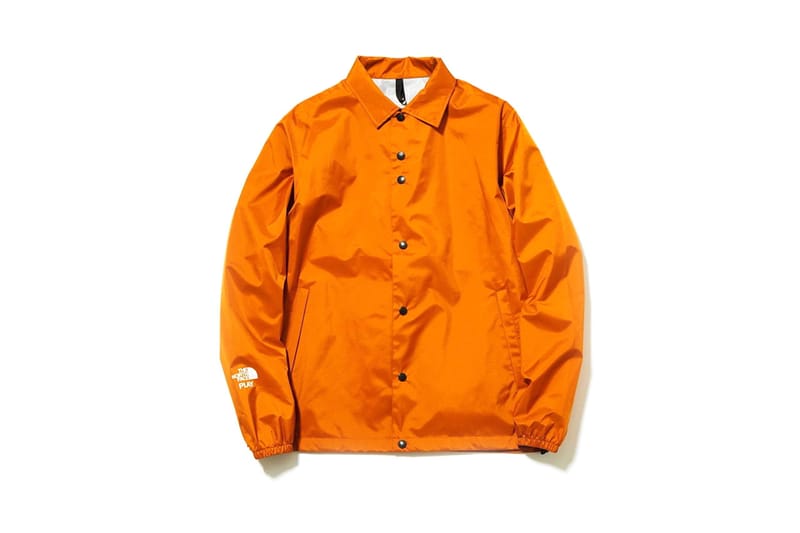 north face burnt orange jacket