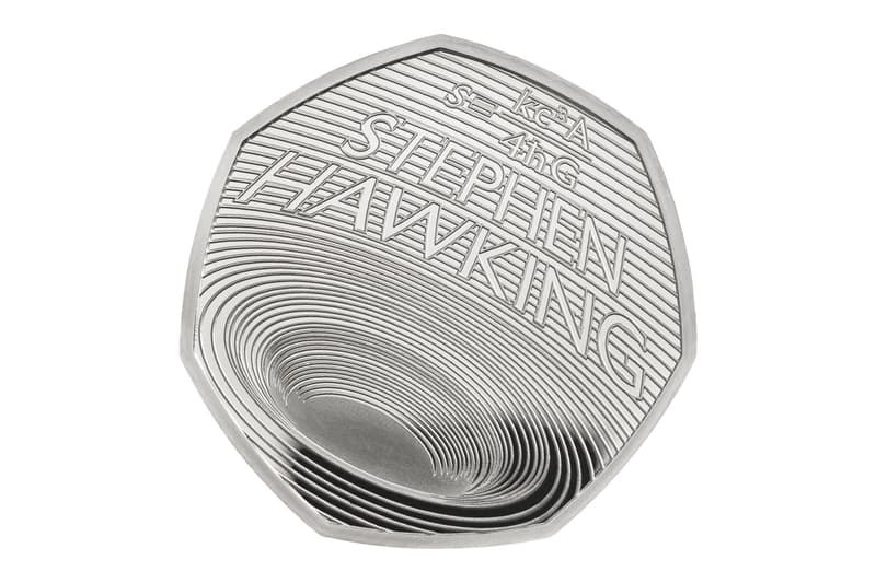The Royal Mint Stephen Hawking Fifty Pence Coin science black holes physics space time travel space travel neutron star