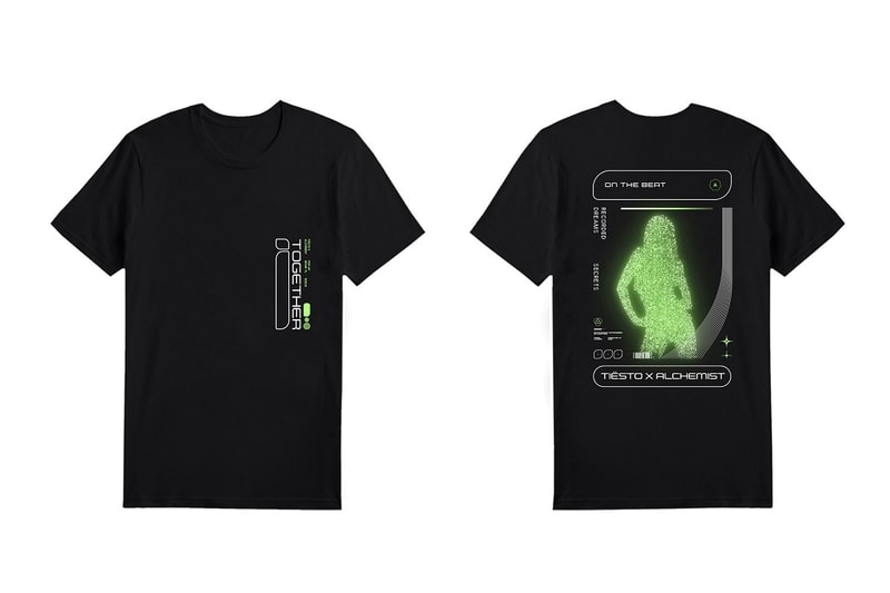tiesto alchemist together capsule collection t shirt tee graphic clothes 2019 spring summer ss19 march release date info details hoodie sweatshirt sweater black white jogger sandals slides donda joe perez