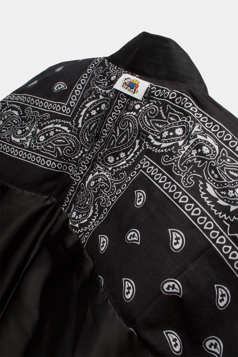 Tired Lab Spring/Summer 2019 Capsule Collection Waley Gao entrop reversible padded jacket patchwork bandana phase vest olive black mechanics cropped jacket contrast patch pant zip patch pant dislocated patchwork pant patchwork button up shirt embroidered logo tee toronto canada menswear