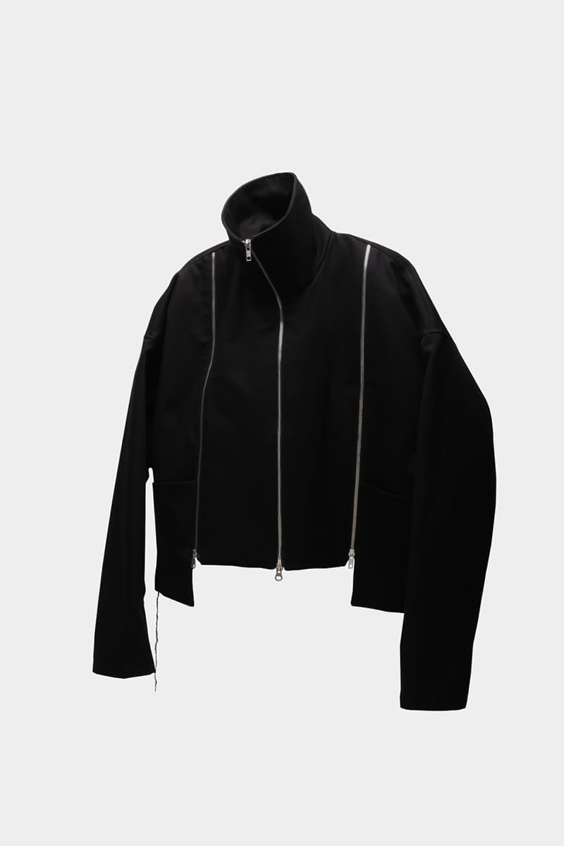 Tired Lab Spring/Summer 2019 Capsule Collection Waley Gao entrop reversible padded jacket patchwork bandana phase vest olive black mechanics cropped jacket contrast patch pant zip patch pant dislocated patchwork pant patchwork button up shirt embroidered logo tee toronto canada menswear