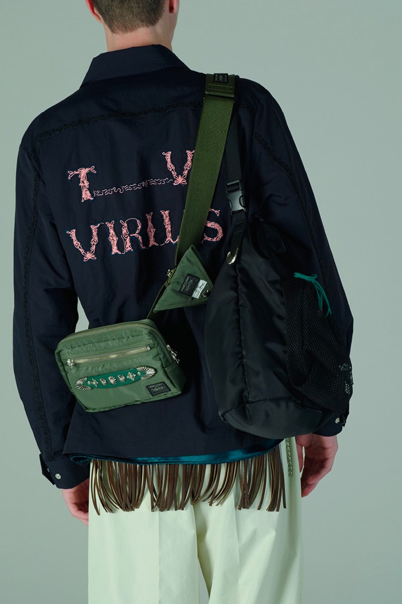 TOGA PULLA x PORTER Trunk Show Shinagawa Station bags accessories pop up bumbag studs western styling americana 