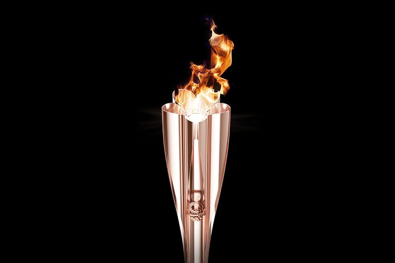 2020 Tokyo Olympics Unveils a Cherry Blossom Torch Design