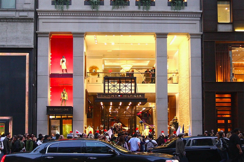 Tommy Hilfiger Store Global Flagship 681 Fifth Avenue 22000sqft Manhattan Collins Avenue Miami Closures Rebranding Internet Consumers 1500 stores worldwide staff breaking news New York Florida