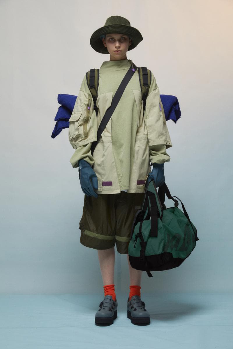 UMAMIISM Spring/Summer 2019 Collection Lookbook maximalist fashion menswear womenswear unisex oversized functional pockets shirting tailored japan brand patti smith john lennon yoko ono 