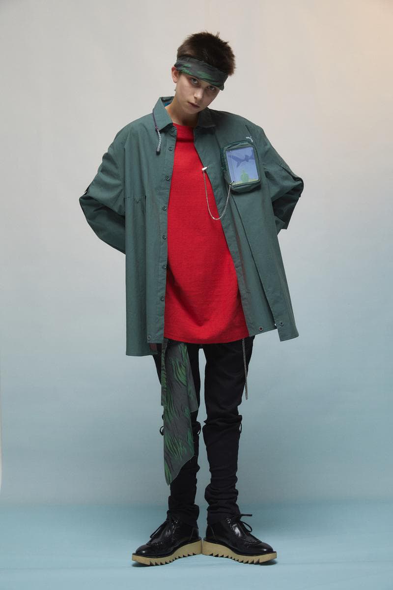 UMAMIISM Spring/Summer 2019 Collection Lookbook maximalist fashion menswear womenswear unisex oversized functional pockets shirting tailored japan brand patti smith john lennon yoko ono