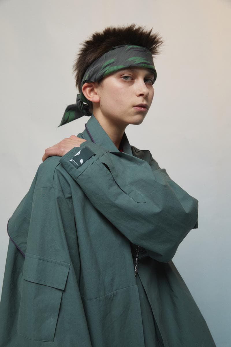 UMAMIISM Spring/Summer 2019 Collection Lookbook maximalist fashion menswear womenswear unisex oversized functional pockets shirting tailored japan brand patti smith john lennon yoko ono 