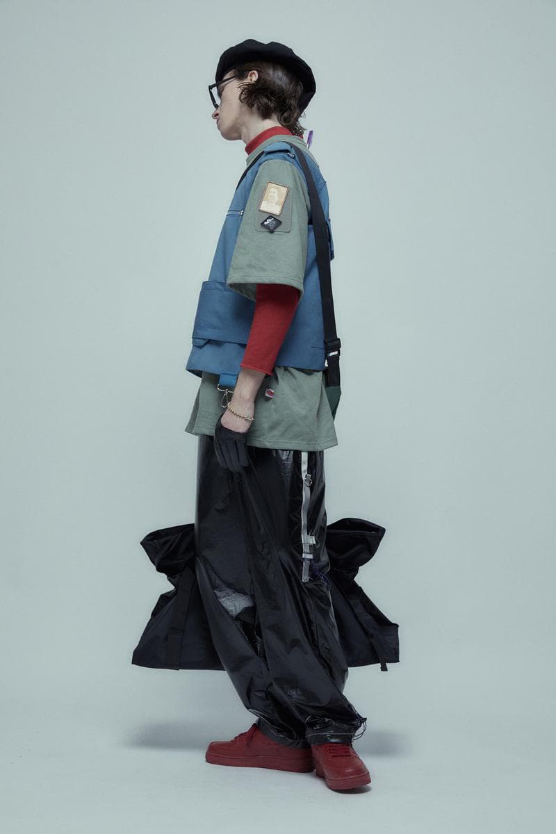 UMAMIISM Spring/Summer 2019 Collection Lookbook maximalist fashion menswear womenswear unisex oversized functional pockets shirting tailored japan brand patti smith john lennon yoko ono 