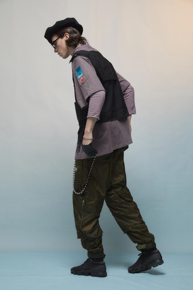 UMAMIISM Spring/Summer 2019 Collection Lookbook maximalist fashion menswear womenswear unisex oversized functional pockets shirting tailored japan brand patti smith john lennon yoko ono