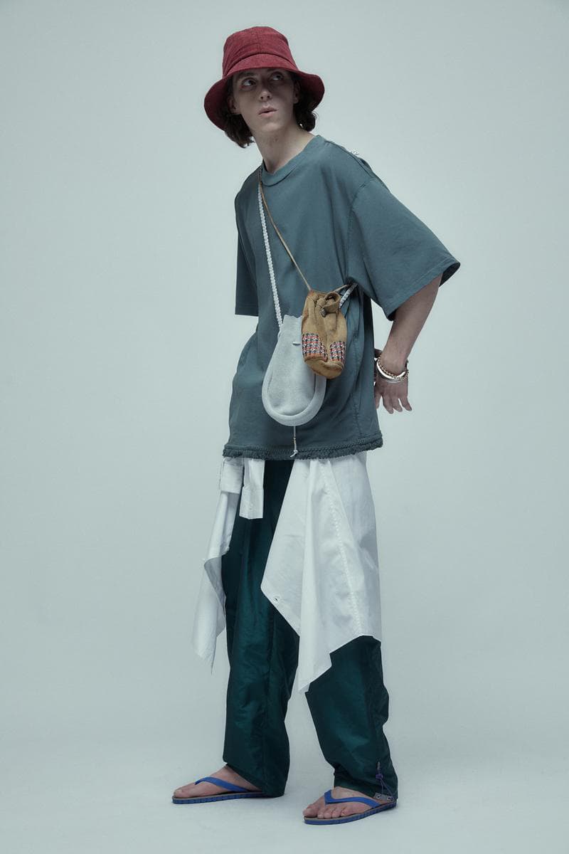 UMAMIISM Spring/Summer 2019 Collection Lookbook maximalist fashion menswear womenswear unisex oversized functional pockets shirting tailored japan brand patti smith john lennon yoko ono 