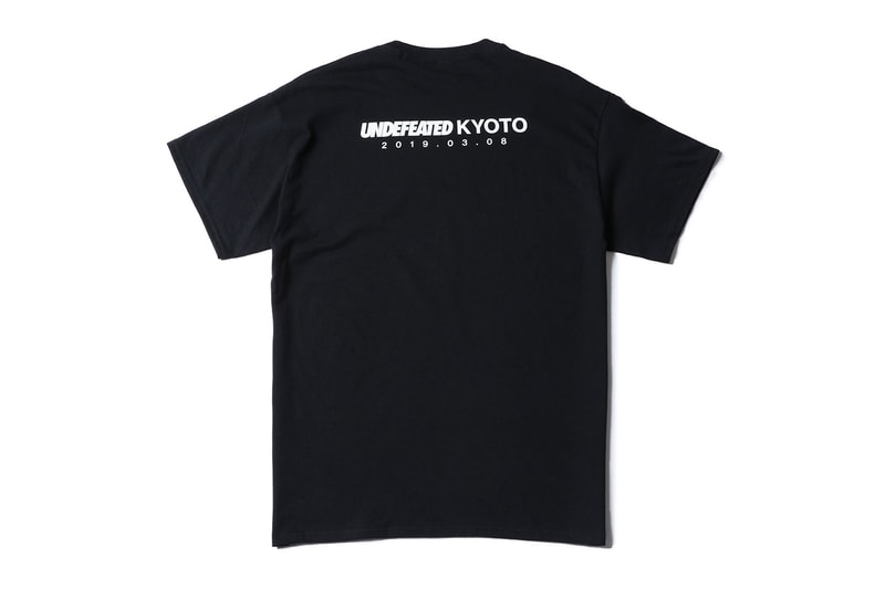UNDEFEATED Kyoto Store Opening Exclusive Capsule japan launch drop release date info tshirt graphic buy march 8 2019