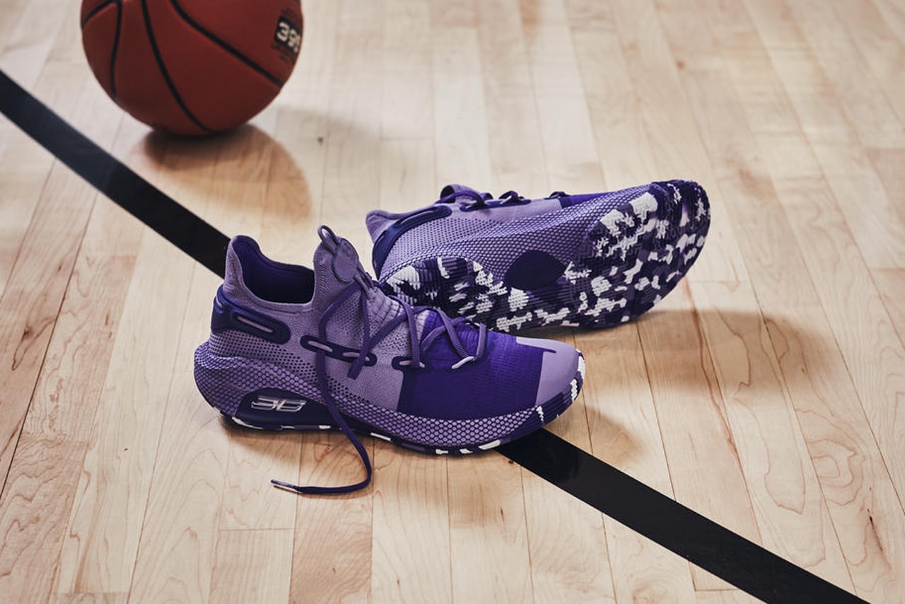 Under Armour icon steph curry 6 international womens day purple orchid riley morrison 9 year old sneaker release