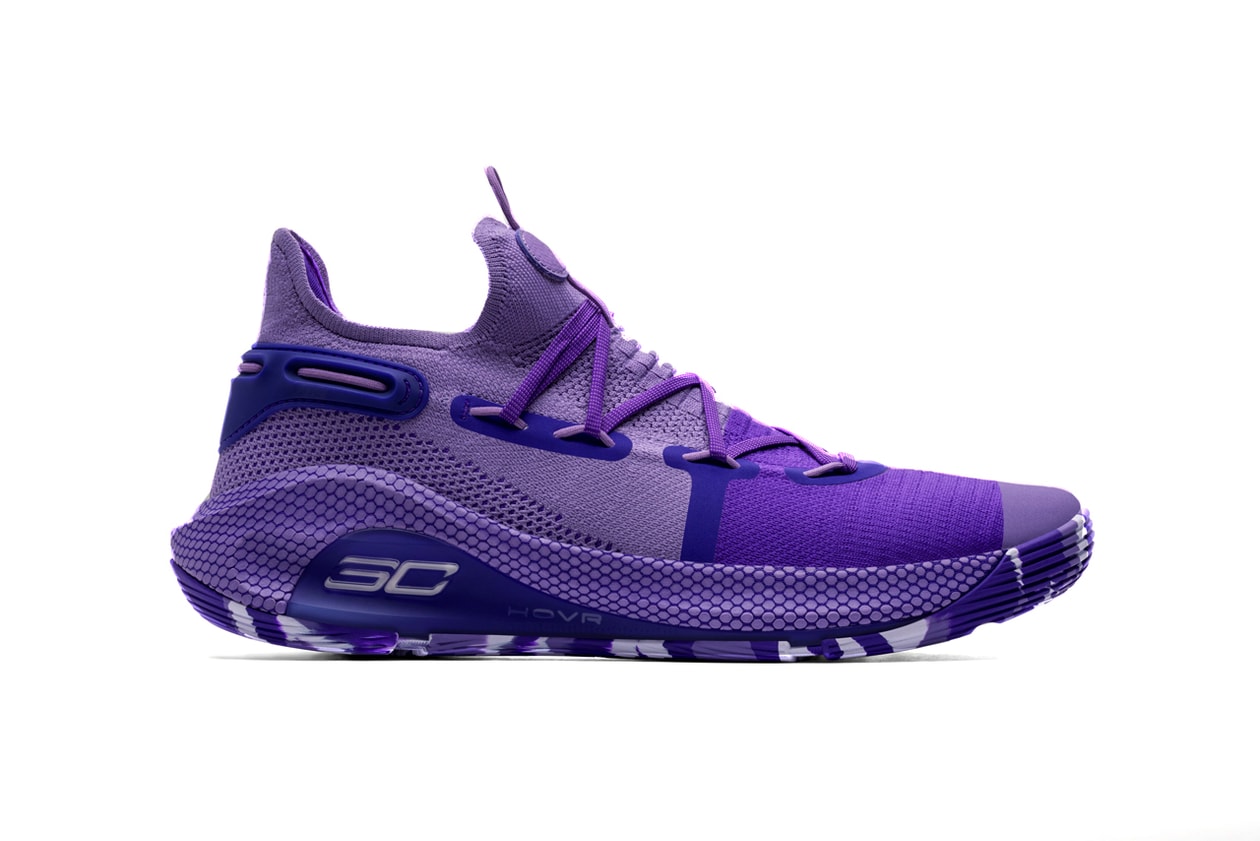 Under Armour icon steph curry 6 international womens day purple orchid riley morrison 9 year old sneaker release