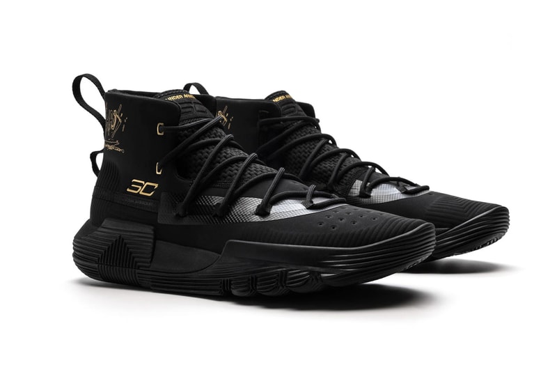 Under Armour 2019 NCAA Tournament Colorways march madness basketball black white Curry 3Zero II Mid Anatomix Spawn