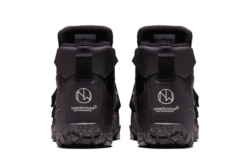 Undercover x Nike SFB Mountain Sneaker Info Sneakers Shoes Trainers Kicks Footwear Cop Purchase Buy Collab Collaboration Collaborative Silhouette Debuting 2015 Hiking Boot Boots Bill Bowerman World War II Service Battle Accoutrements Takashi Techy Details The New Warriors Printed Midfoot Black Sail Colorway