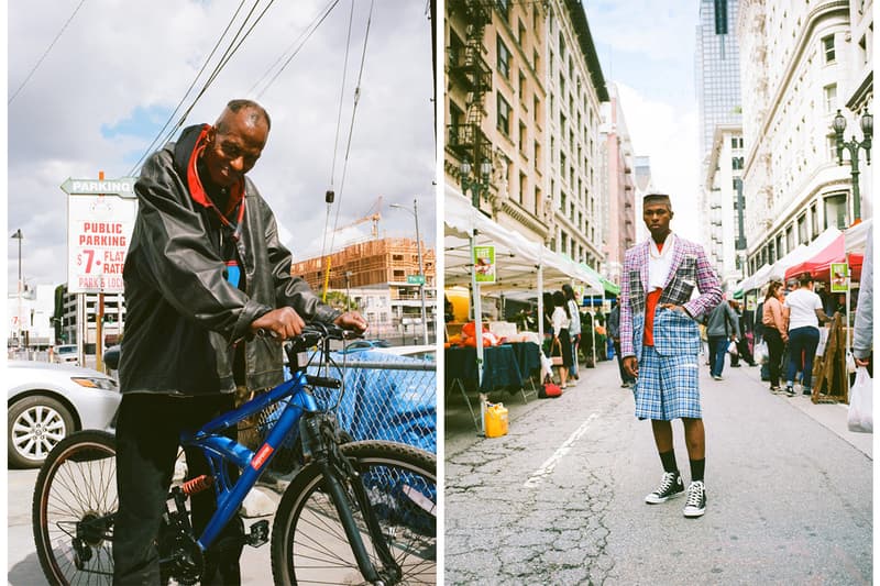 UNION x COMME des GARÇONS HOMME Plus Editorial collection russell westbrook LA los angeles fake hair wig Jordan Johnson Rique Strong Niko Delgado @jrdntyler @sufficiently_madd @neekkz