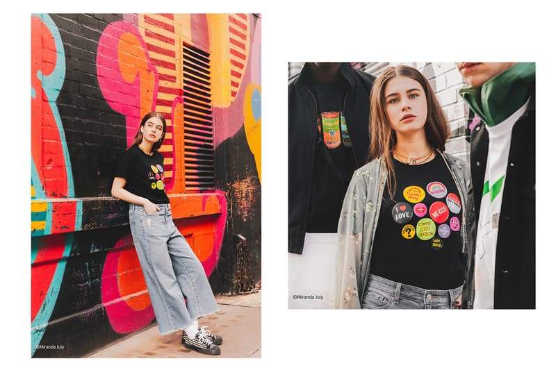 Uniqlo UT Collection SS19 London Lookbook miranda july the brands shirts t-shirts Keith Haring Jean Michel Basquiat Andy Warhol George Sowden Dusen Duse sprz ny wear your world