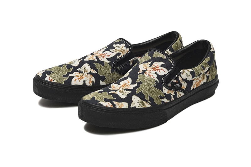 Vans Drops Another "Japan Fabrics Collection" era old skool slip on traditional design print jacquard sneaker buy shop web store exclusive