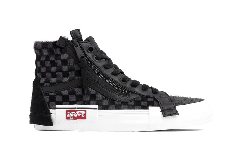 Vans Vault LX Pony Hair Pack SK8-Hi Slip On Old Skool Checkerboard Fuzzy Mismatched Animal Prints Badge Removed Lateral Heel Placement Design 2019 Spring Summer SS19 