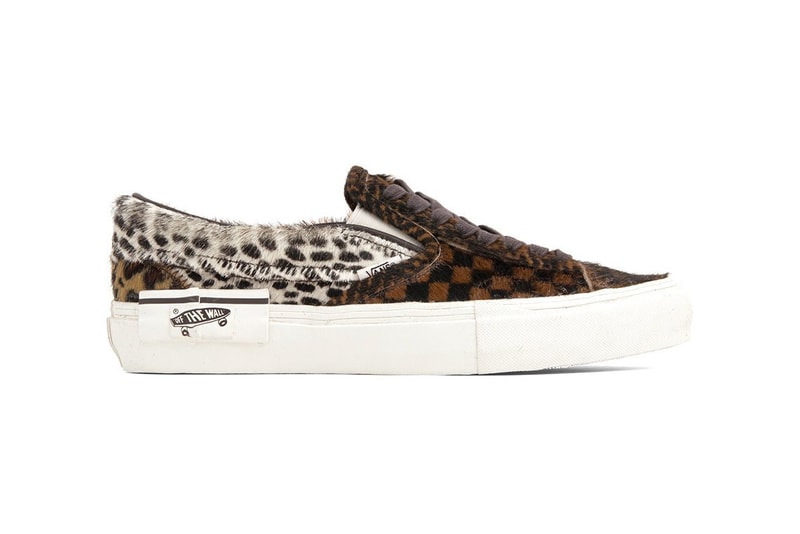 Vans Vault LX Pony Hair Pack SK8-Hi Slip On Old Skool Checkerboard Fuzzy Mismatched Animal Prints Badge Removed Lateral Heel Placement Design 2019 Spring Summer SS19 