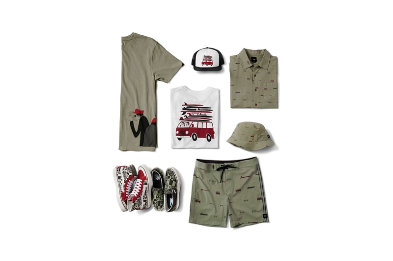vans yusuke hanai graphic drawings capsule collection release surf culture