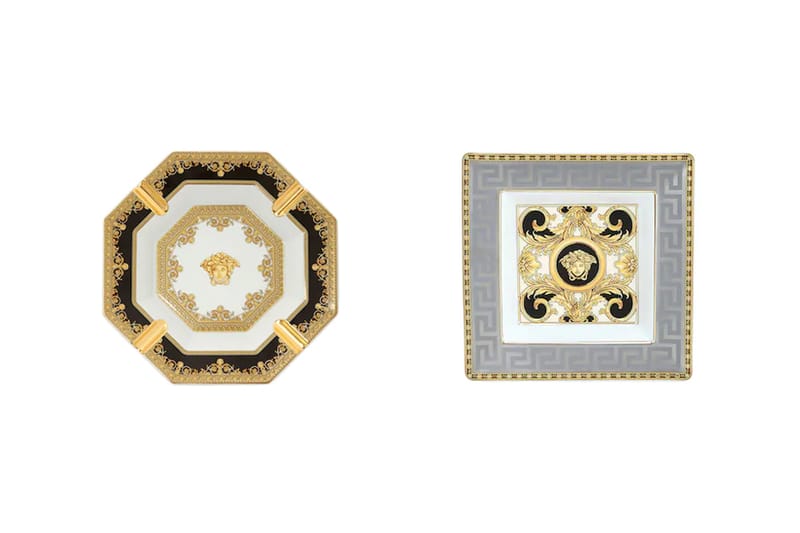 Versace Ashtrays Get Opulent Medusa Head Treatment
