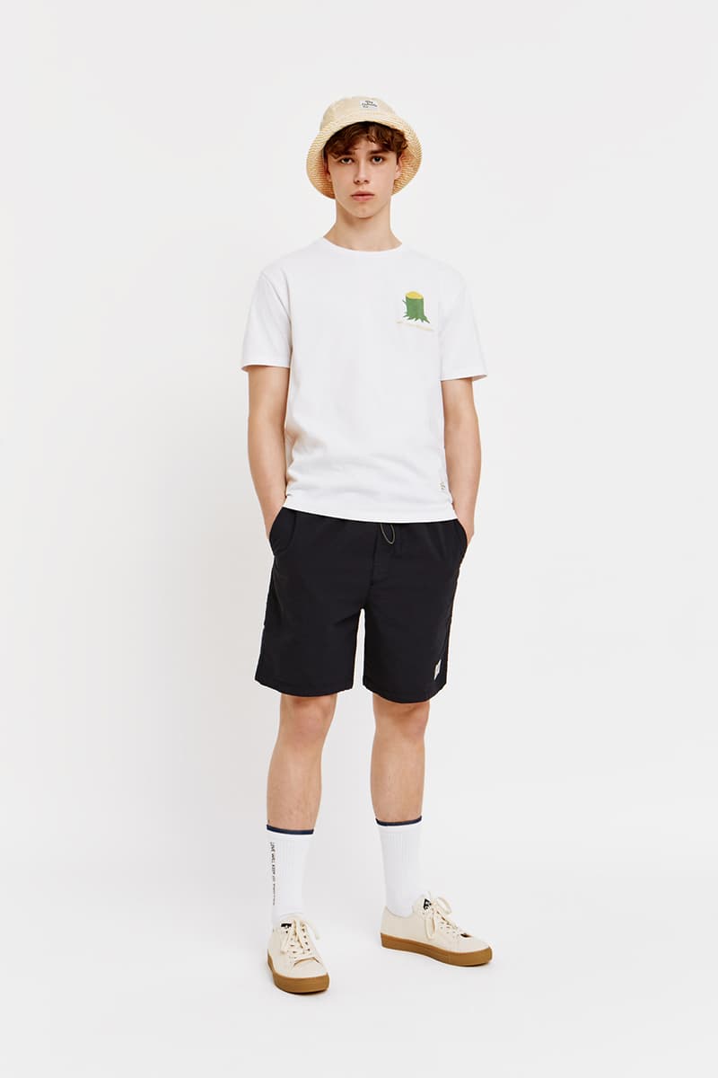 Wood Wood Mid Season SS19 Spring Summer 2019 Collection Lookbook Drop The Outside Theme Reworked Alvaro Shirt T-Shirt Bucket Hat Stripes Colorful Graphic Logo Drawings