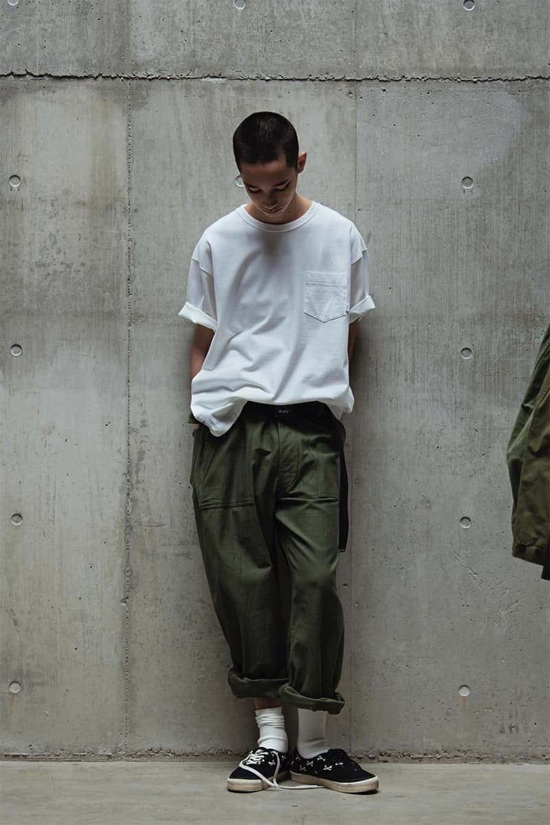 WTAPS Mill Uniforms New Collection Spring Summer 2019 SS19 Lookbook Capsule Workwear Japanese Design Boxy Basics Shirt Jacket T Shirt First Look Cheaper Affordable Discount Diffusion Line