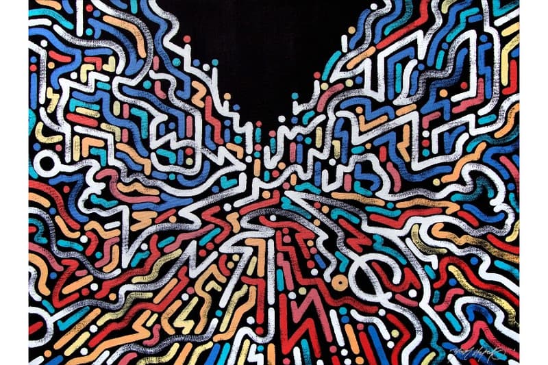 yoon hyup bisco smith midnights gr gallery exhibition paintings artworks graffiti