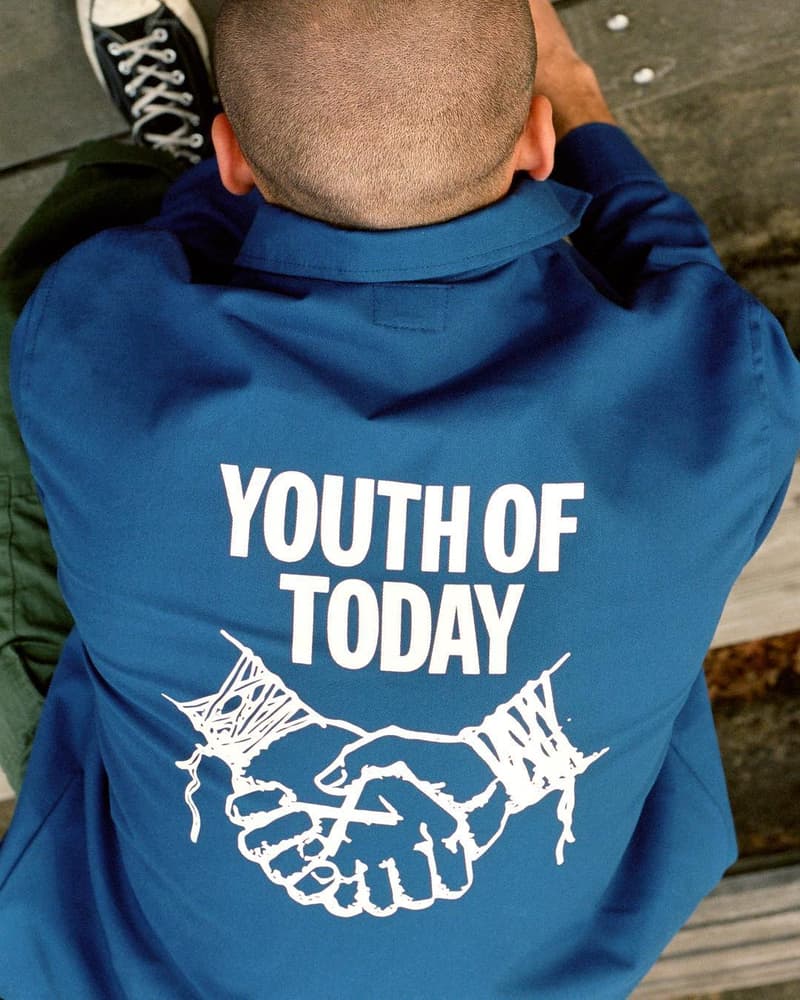 Youth of Today x NOAH Collaboration Announcement hardcore punk band new york streetwear rock & roll release info 