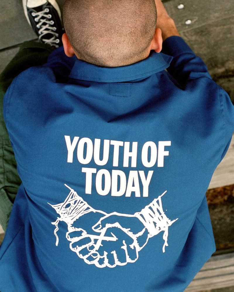 Youth of Today x NOAH Collaboration Announcement hardcore punk band new york streetwear rock & roll release info
