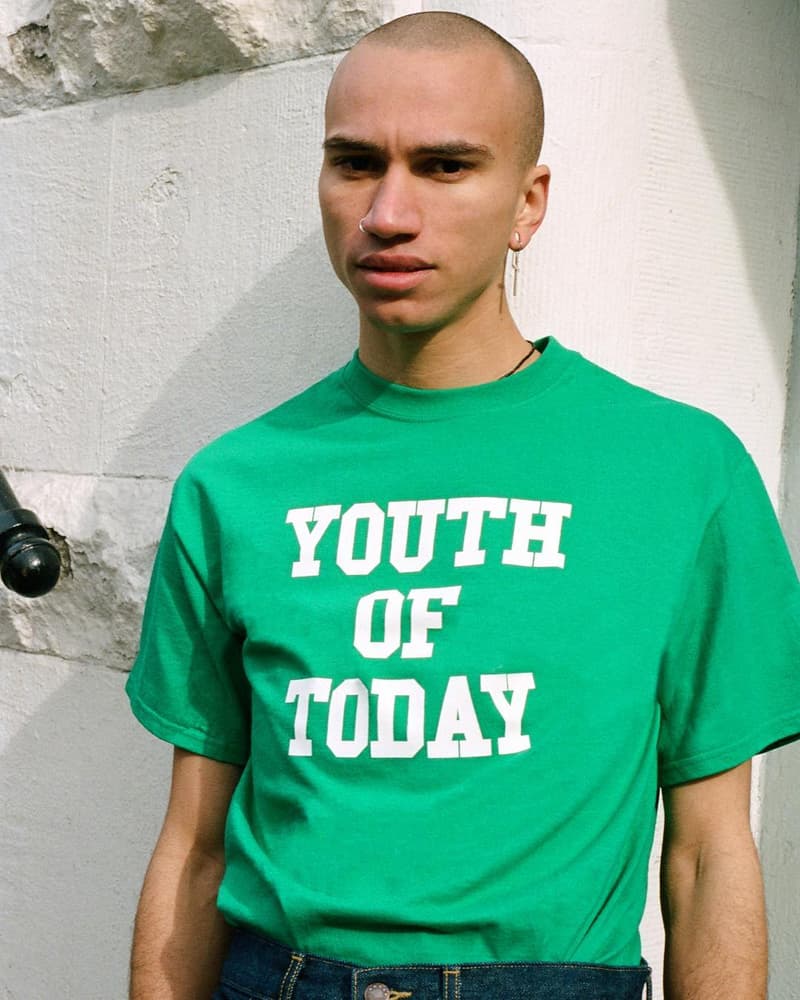 Youth of Today x NOAH Collaboration Announcement hardcore punk band new york streetwear rock & roll release info