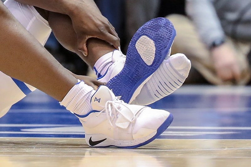 Zion Williamson Nike PG 2.5 PE Priced at 250K USD Duke Blue Devils University of North Carolina Tar Heels March Madness Basketball
