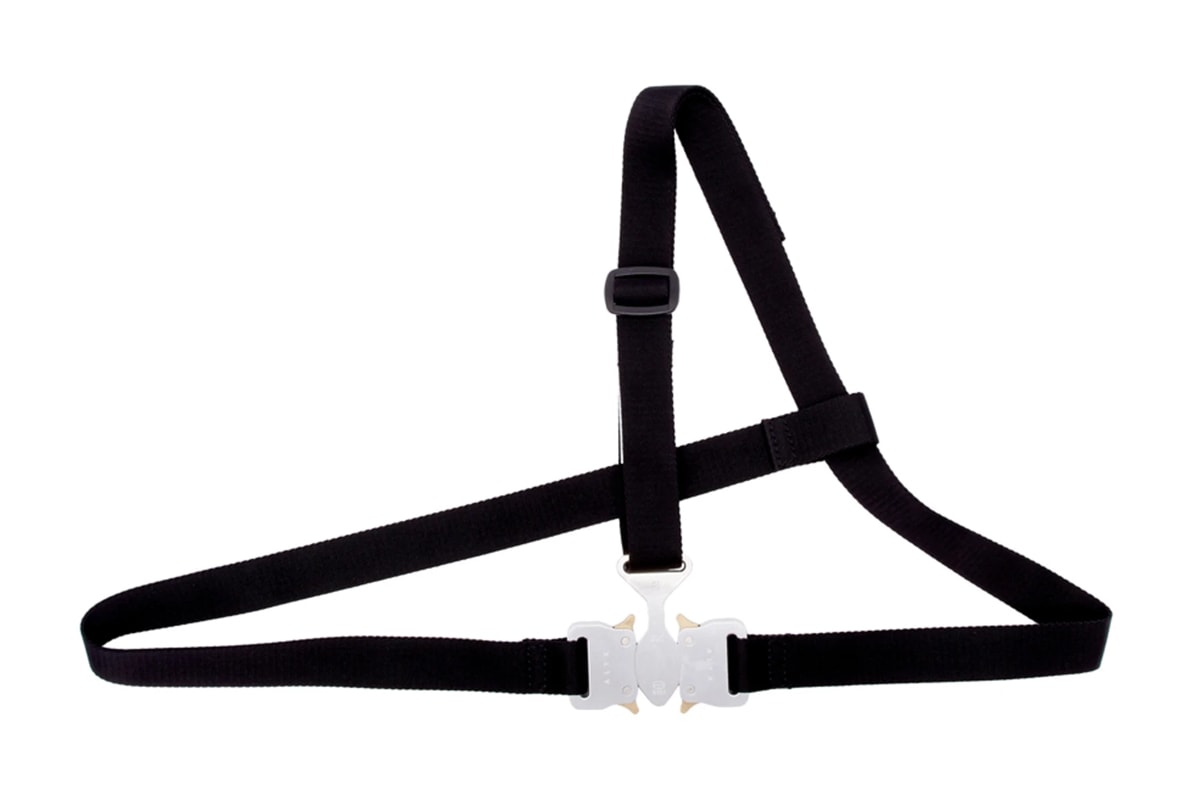 1017 ALYX 9SM Rollercoaster Tri-Buckle Harness Belt Release SSENSE Matthew M Williams Black