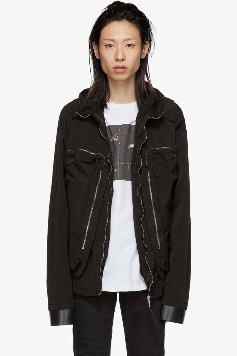 1017 ALYX 9SM Spring Summer 2019 SS19 Collection SSENSE Nike Edition Camo Long Sleeve T Shirt Black Tactical Vest Black Hood MA-1 Vest Jacket Orange Lining Streetwear Nick Knight Matthew M. Williams 