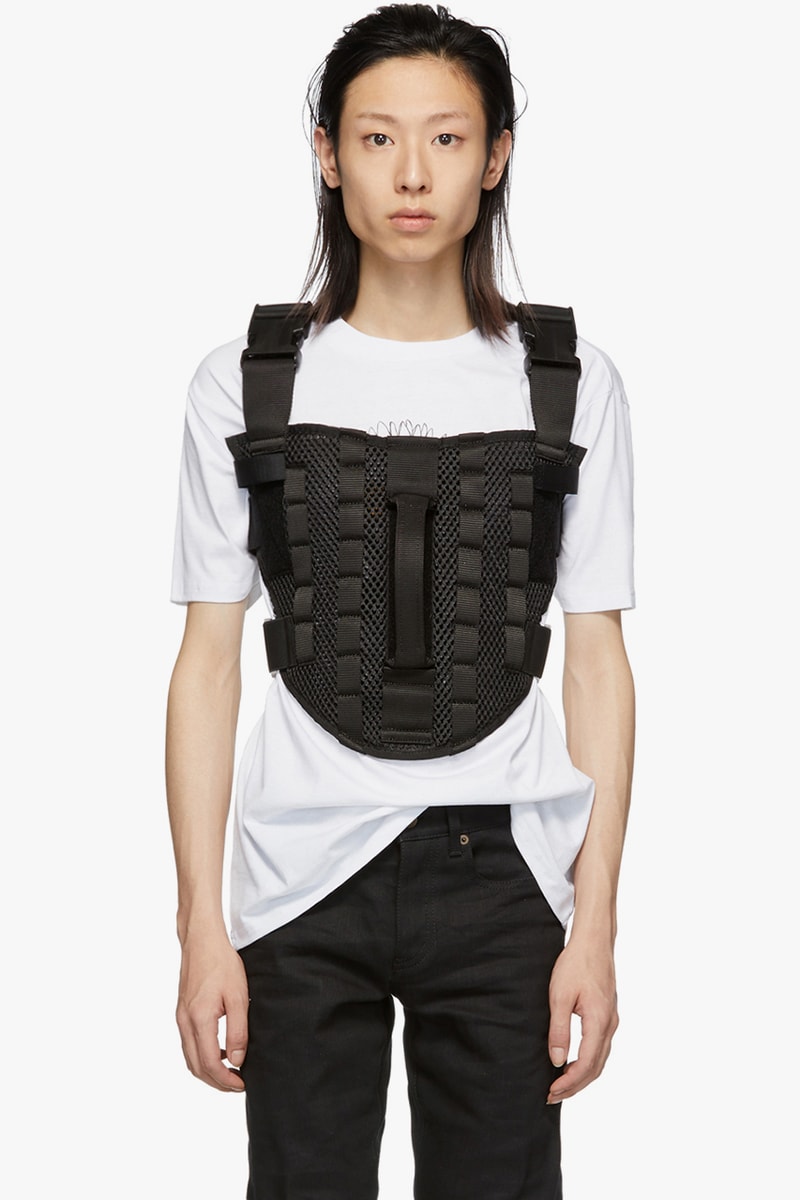 1017 ALYX 9SM Spring Summer 2019 SS19 Collection SSENSE Nike Edition Camo Long Sleeve T Shirt Black Tactical Vest Black Hood MA-1 Vest Jacket Orange Lining Streetwear Nick Knight Matthew M. Williams 