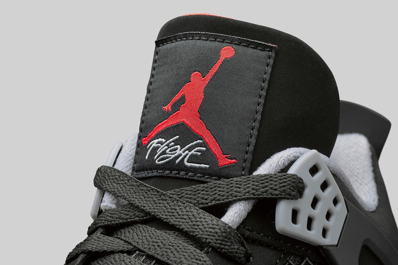 Nike Air Jordan 4 Retro OG "Bred" Release Information Sneaker Drop Date May 4 IV 30th Anniversary "NIKE AIR" Branding Colorway Vintage Packaging Basketball Michael Jordan