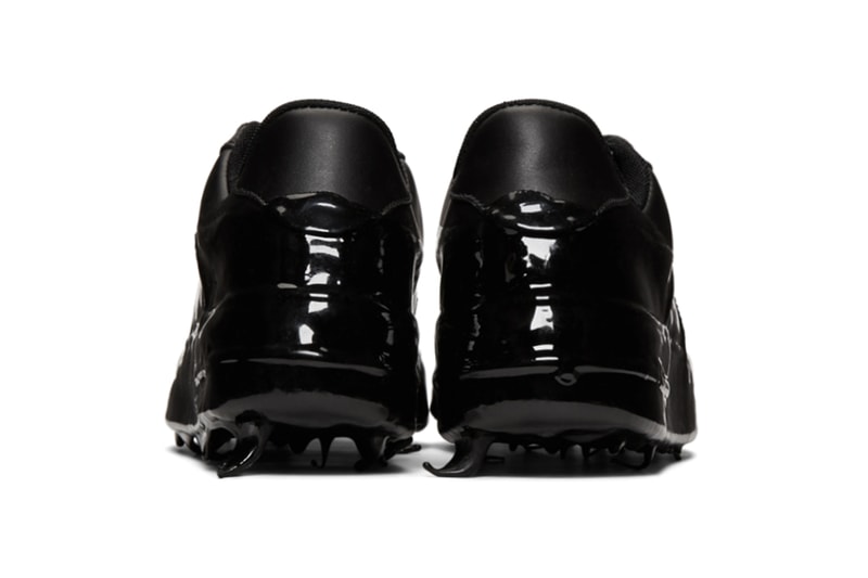 424 Black 42Force Sneakers Release Info drop date SSENSE rubberized dip rubber dip Guillermo Andrade "made in italy" leather textile 191010M237002