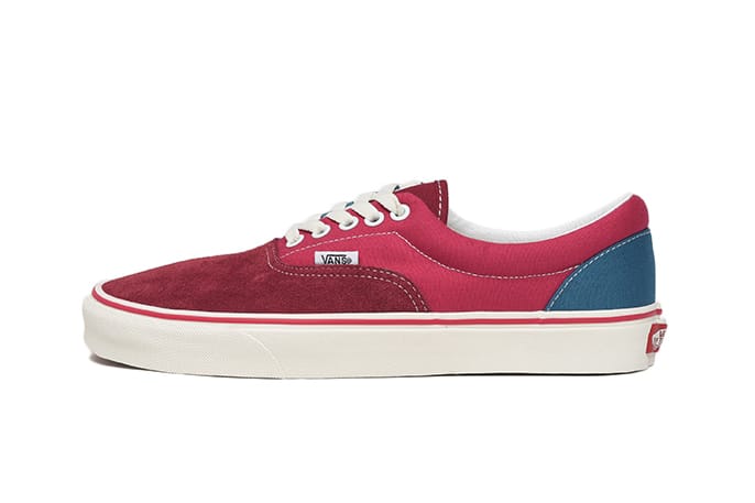 vans era pro red and blue