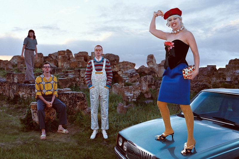 Gucci Pre Fall 2019 Campaign Bohemian Selinunte Archaeological Park Sicily 7th century BC Temple of Hera Creative Director Alessandro Michele Venice Beach Stereotypes hardcore punks rollerbladers bodybuilders surfers App Augmented Reality AR Advertising User Experience 