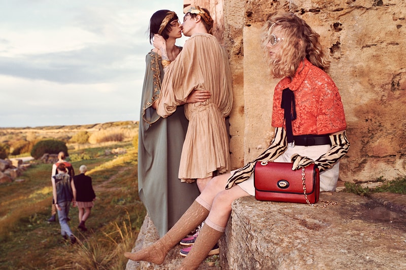 Gucci Pre Fall 2019 Campaign Bohemian Selinunte Archaeological Park Sicily 7th century BC Temple of Hera Creative Director Alessandro Michele Venice Beach Stereotypes hardcore punks rollerbladers bodybuilders surfers App Augmented Reality AR Advertising User Experience 