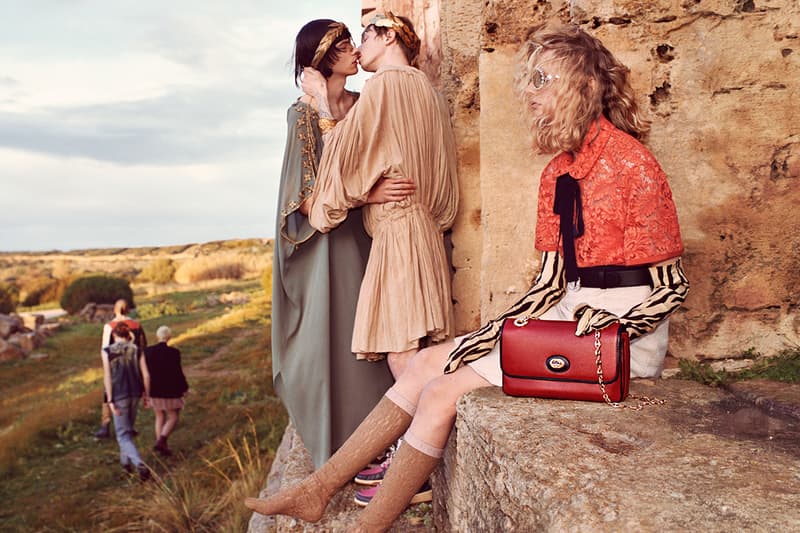 Gucci Pre Fall 2019 Campaign Bohemian Selinunte Archaeological Park Sicily 7th century BC Temple of Hera Creative Director Alessandro Michele Venice Beach Stereotypes hardcore punks rollerbladers bodybuilders surfers App Augmented Reality AR Advertising User Experience