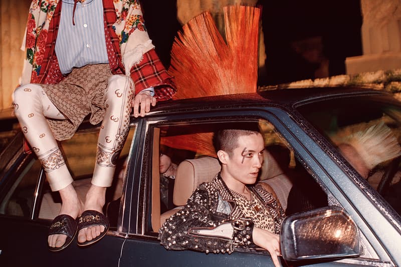 Gucci Pre Fall 2019 Campaign Bohemian Selinunte Archaeological Park Sicily 7th century BC Temple of Hera Creative Director Alessandro Michele Venice Beach Stereotypes hardcore punks rollerbladers bodybuilders surfers App Augmented Reality AR Advertising User Experience