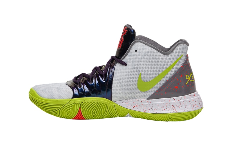 nike kyrie 5 mamba mentality white cyber green sneaker release