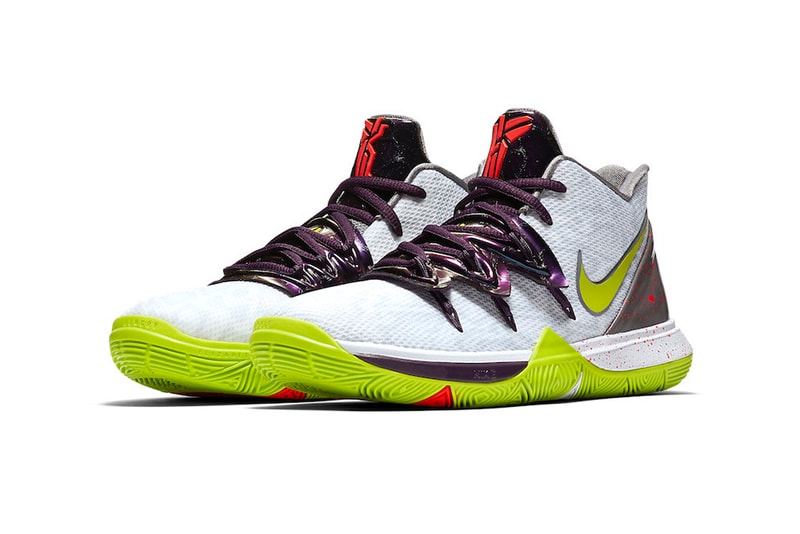 nike kyrie 5 mamba mentality white cyber green sneaker release